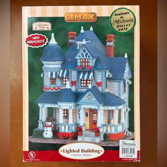 Lemax Caddington Village Lighted Building – Harlow Manor (2006) | NIB - Picture 1 of 4